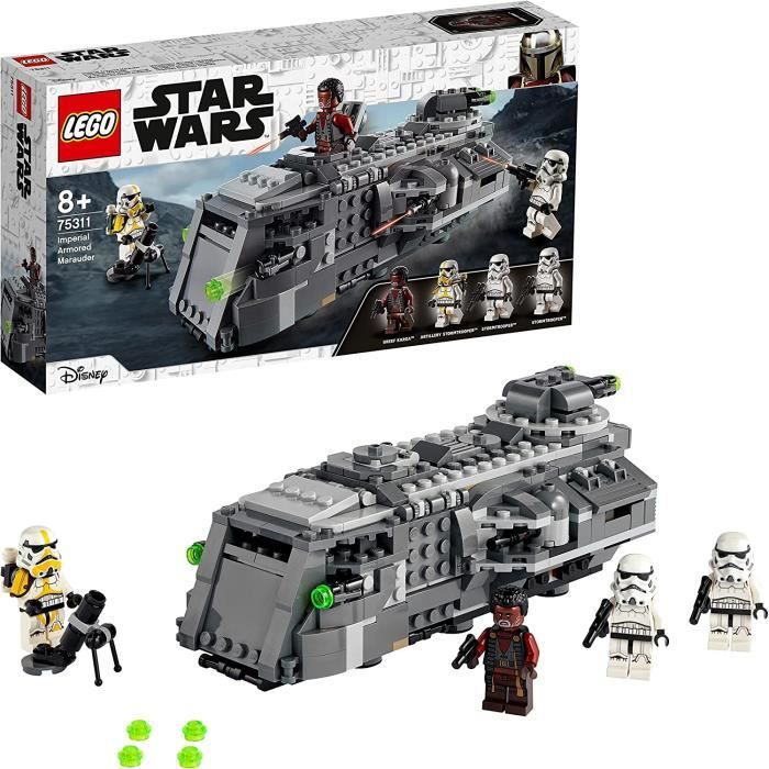 LEGO 75311 Star Wars Le Maraudeur Blinde Imperial, Jouet pour Enfants de 8 Ans et Plus, avec 4 Figurines