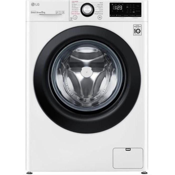 Lave linge hublot LG F84V35WHS