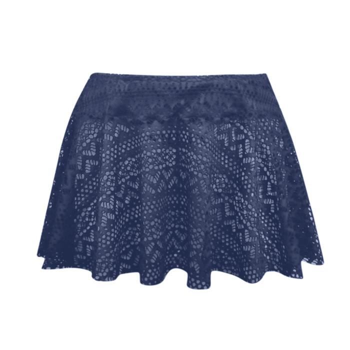 Dentelle maillot de bain jupe maillot de bain maillot femme jupe courte