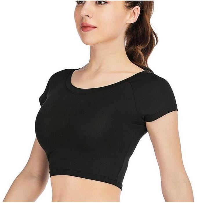 JINDING Ensemble de Sudation Femme Sport T-shirt