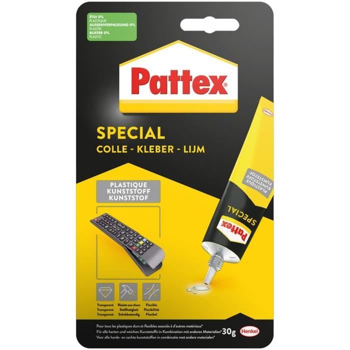Colle PATTEX Spécial Plastique 30gr