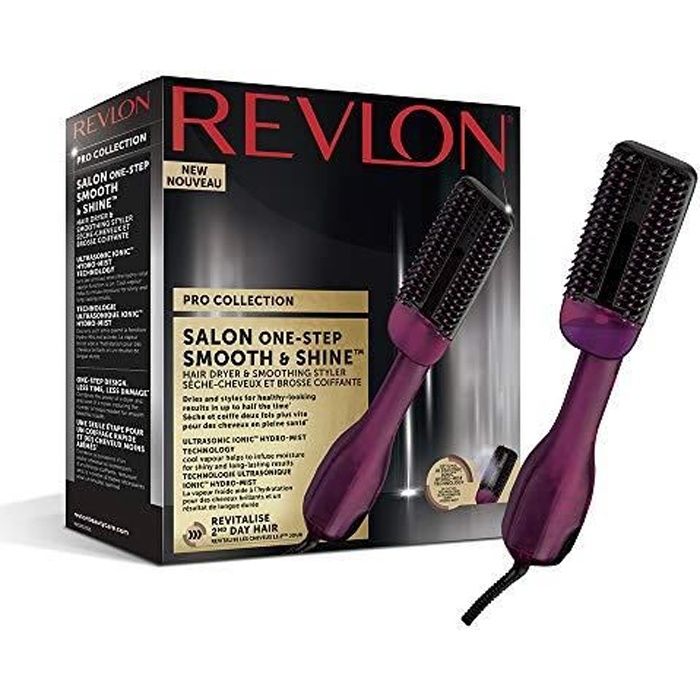 REVLON Sèche-Cheveux Et Brosse Coiffante Revlon Pro Collection Salon One-Step Smooth & Shine, Rvdr5232 Sèche Et Coiffe Pour D