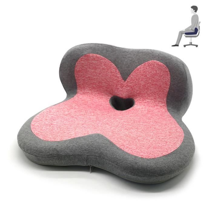 SURENHAP - Coussin coussin ergonomique en mousse à mémoire de forme pétale - pour maison, bureau, siège d'auto MR04107396_RD/egsdf