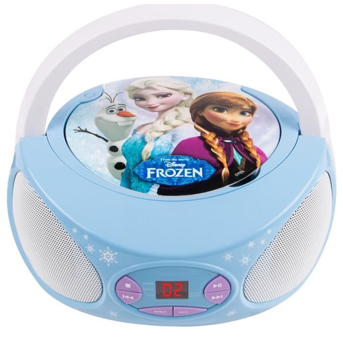 LA REINE DES NEIGES Lecteur CD enfant Boombox
