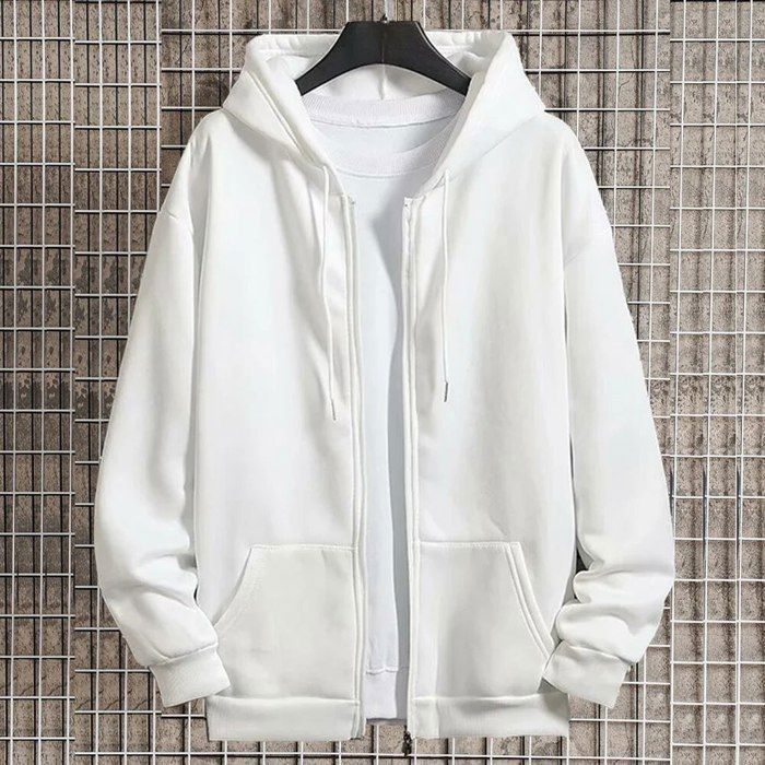 Sweat à Capuche Homme – Demi-Zip, Polaire Chaude, Grandes Tailles, Multi-Poches, Workwear