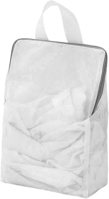 Lot De 2 Sacs à Linge Pour Chaussures - Filet Lavable Avec Fermeture éclair - Pour Machine à Laver