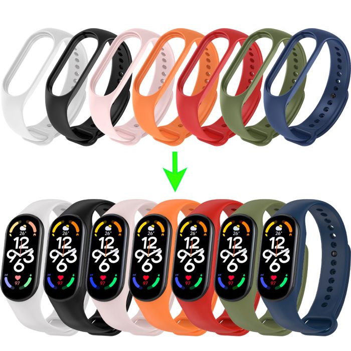 Bracelet Nylon Pour Xiaomi Mi Band 7/6/5/4/3 - Ajustable Et Respirant
