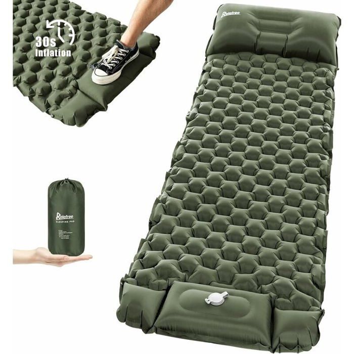 Tapis de camping gonflable avec oreiller matelas pneumatique ultra-lger et impermable pour randonne MIROIR DE SALLE DE BAIN