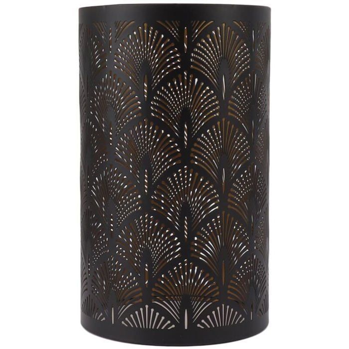 Abat-jour Moderne en Mtal Abat-jour E26 pour Chambre Coucher Salon Cylindrique Creux E27