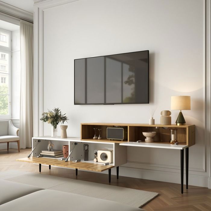 Panier à linge Relaxdays, 2 compartiments, bambou, 105 l, pliable, HxLxP 63 x 52 x 32 cm, tri du linge, naturel Panier à linge Relaxdays, 2 compartiments, bambou, 105 l, pliable, HxLxP 63 x 52 x 32 cm, tri du linge, naturel
