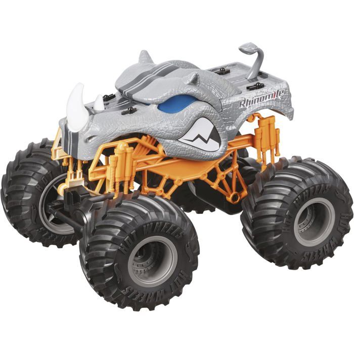 Hot Wheels Motors-Voiture Télécommandée-Monster Truck-Rhinomite