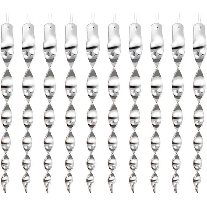 Lot De 6 Spirales Anti-Oiseaux Réfléchissantes Chiyyak - Répulsif Oiseaux Jardin Balcon Efficace