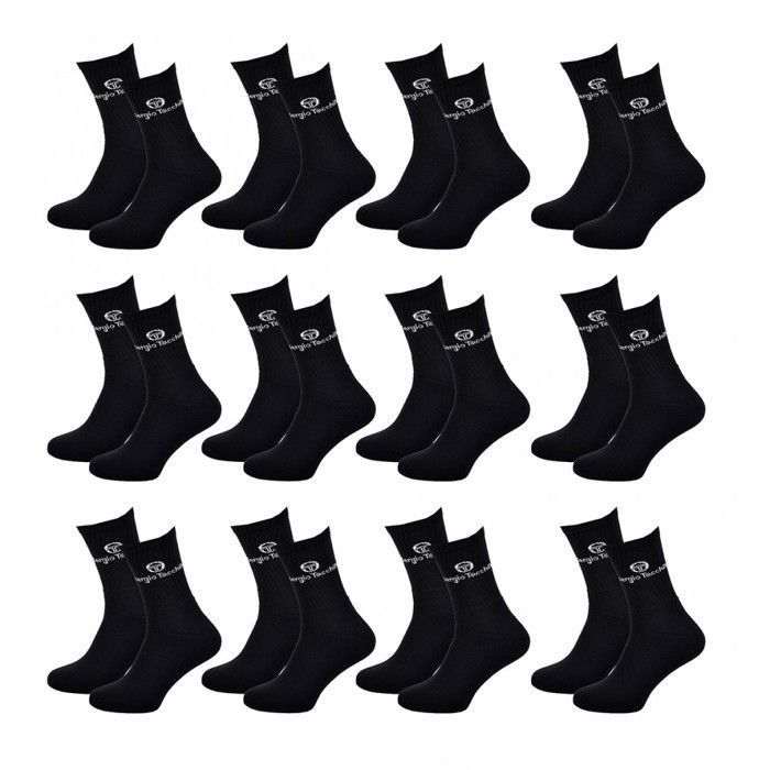 Chaussettes SPORT SERGIO TACCHINI - Pack de 12 Paires 0732X12 NOIR