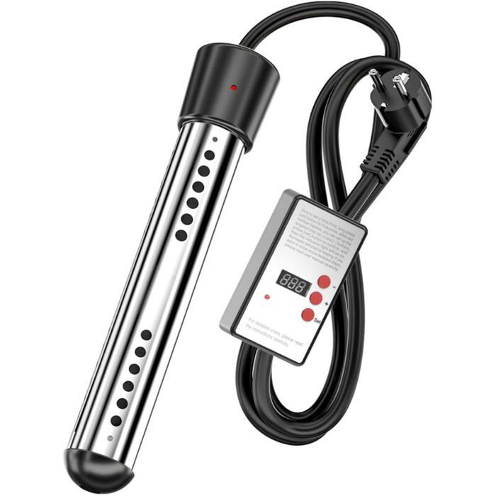 Chauffe-eau submersible électrique 3000w piscine chauffage rapide tige de chauffage intelligent