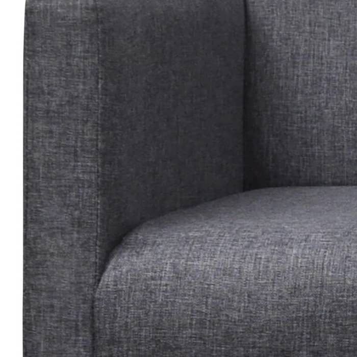 SALE 2026Mobilier de Salon Canapé de journée Gris - Banc avec coussin rembourré tissu hévéa gris foncé 140x65x85cm 21 Kg 376100