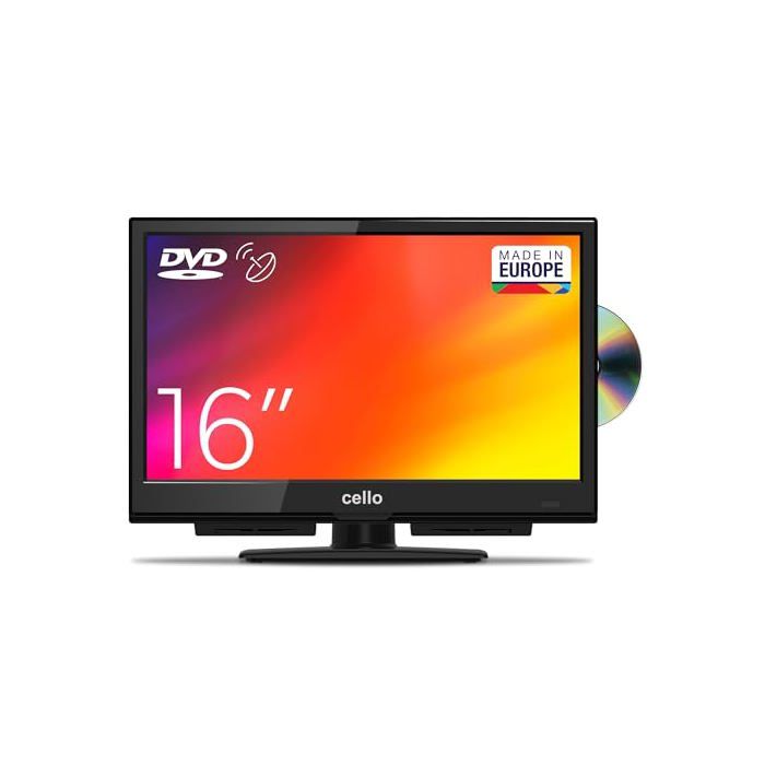 Téléviseur LED 24 Pouces avec réception DVB T et Satellite 230 V sans Fil Enregistrement USB de la télévision en Direct