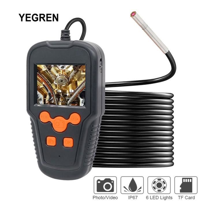 3.9mm 1080P Industrial Endoscope Borescope - 4.3" Screen, 2-10M Snake Camera Inspection Tool - View #2