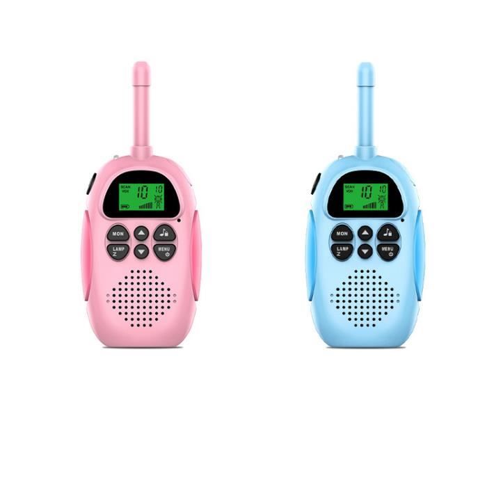Talkies-walkies Rechargeables pour Enfants, Cadeau d'anniversaire de Noël,  Portée de 5 miles pour Randonnée en Camping en Plein Air - Cdiscount Jeux -  Jouets