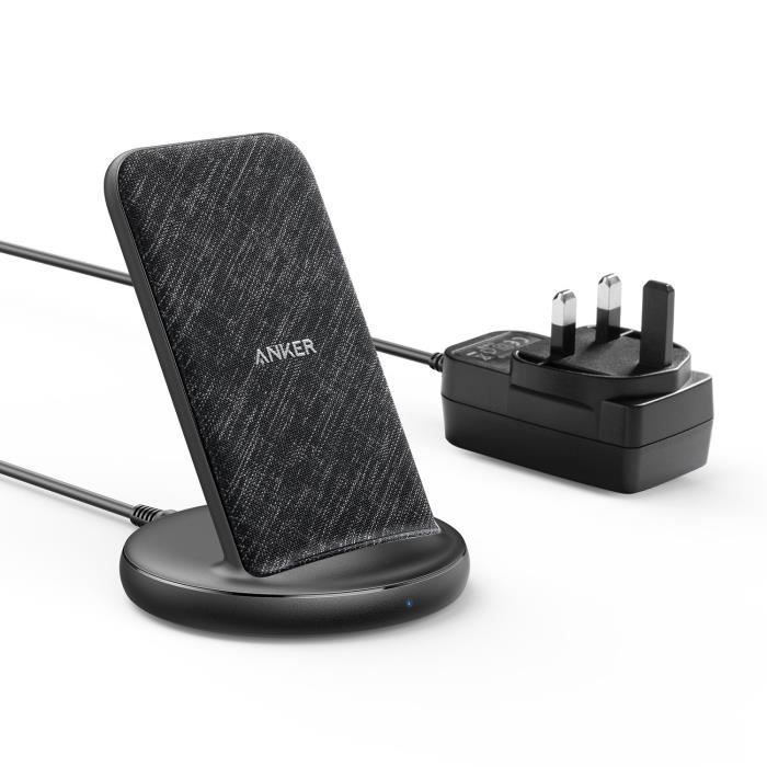 ANKER CHARGEUR SS FIL POWERWAVEII STAND 15W NOIR