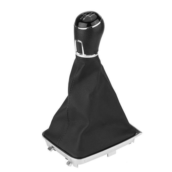 Pommeau de levier de vitesses pour voiture à 5 vitesses + cache de coffre à soufflet pour Golf 7 MK7 2013-2017
