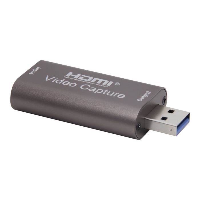 Cartes de Capture vidéo, HDMI vers USB 3.0, haute définition 1080p, enregistrement vidéo via DSLR, caméscope, pour Streaming en