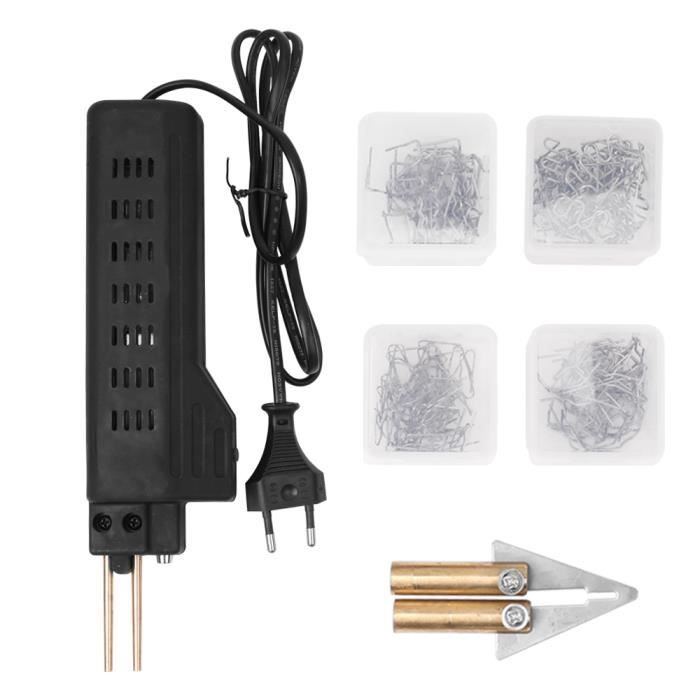 outil de réparation du tableau de bord du pare-chocs Bostar Fer à souder en plastique pour pare-chocs de voiture machine à souder avec agrafeuse chaude 30 W