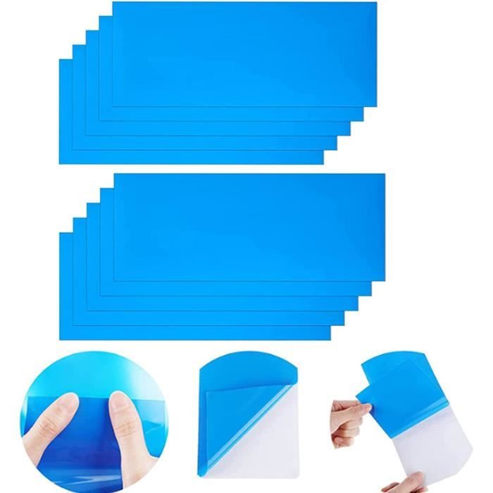 Piscine Patch De Réparation 12 PiècesKit de Réparation de Patch Rustine Piscine Correctifs Auto-adhésives Rustine Bleu