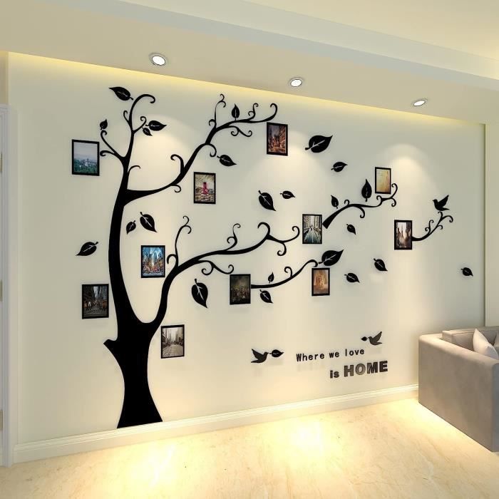 Stickers branche d'arbre, stickers muraux arbres pour décoration