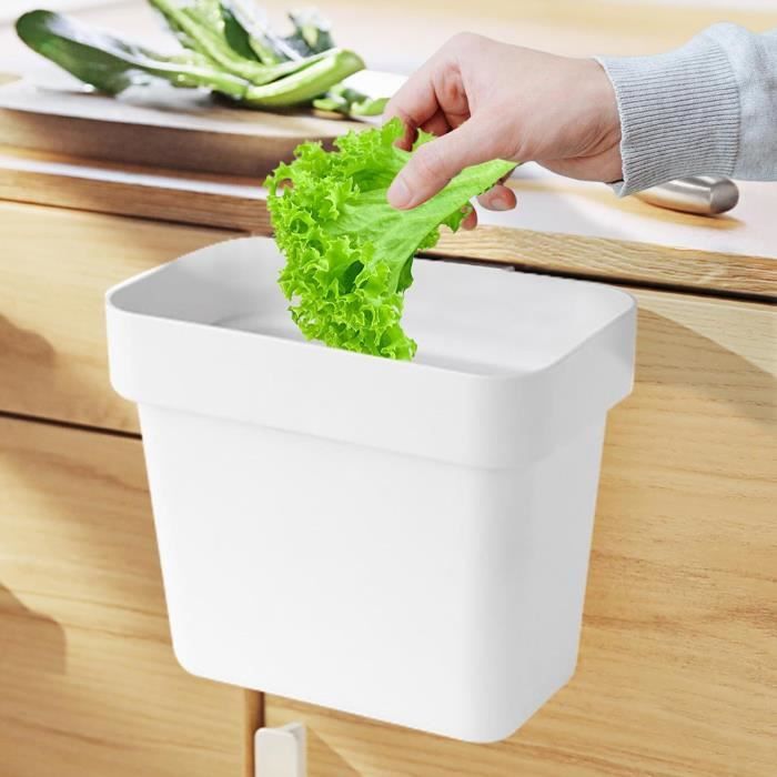 Poubelle compost de cuisine accrochable 5L anthracite