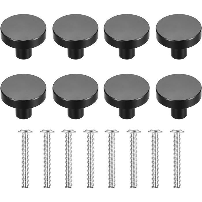 Poignées De Porte Sphériques Vintage – Lot 2 Pièces, Alliage Aluminium, Noir, Pour Meubles Et Portails - 7