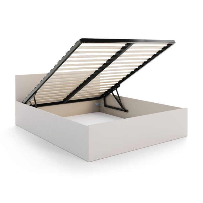 Lit coffre Panama 140x190 - Sommier inclus Cachemire Lit coffre Panama 140x190 - Sommier inclus Cachemire