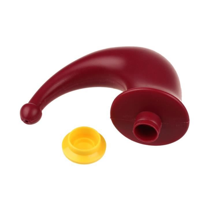 Pot Neti (rhino Horn) Rouge - Pour Lavage Nasal, Soulage Congestion, Allergies, Livré Avec Cuillère à Sel 2,5g - 7