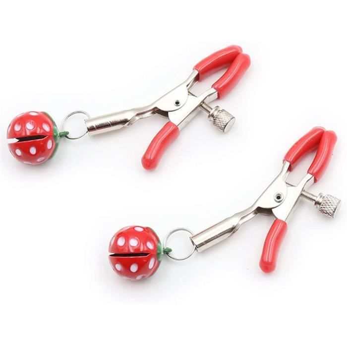 Kit BDSM - Pinces à Seins Avec Chaîne Pour Les Lèvres/nipples, Accessoire SM