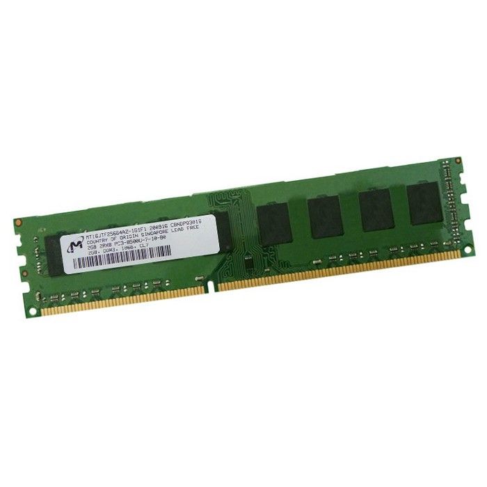 Micron Tech 2Go Ram PC Micron Mt16Jtf25664Az-1G1F1 240-Pin Ddr3 Pc3-8500U 1066Mhz 2Rx8 Cl7