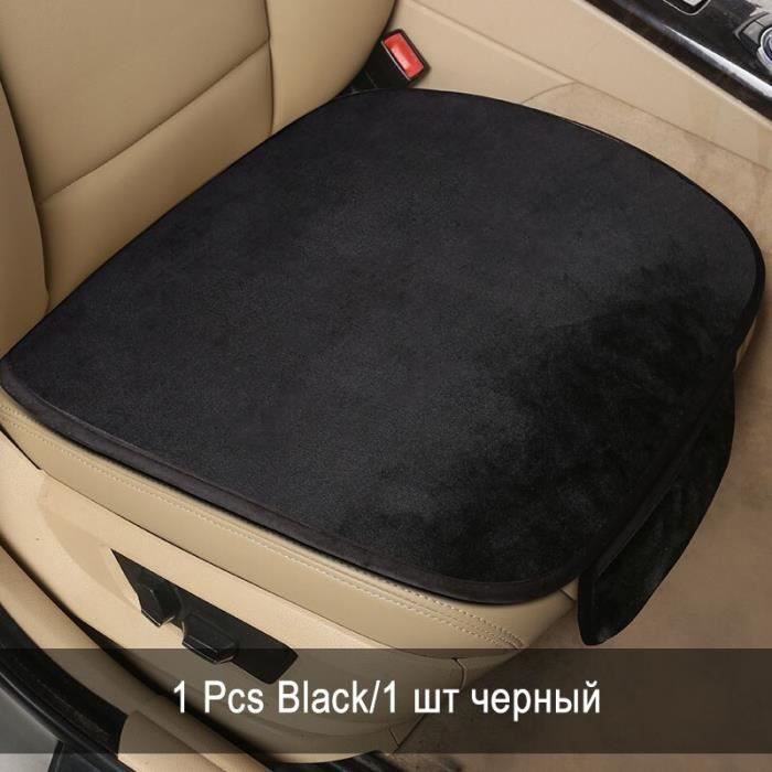 5 sièges (avant + arrière) housses de siège de voiture coussins de siège de voiture, coussins de siège 1 pcs front Black
