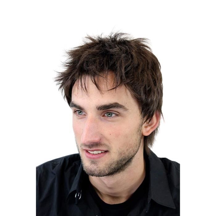 perruque homme stylé
