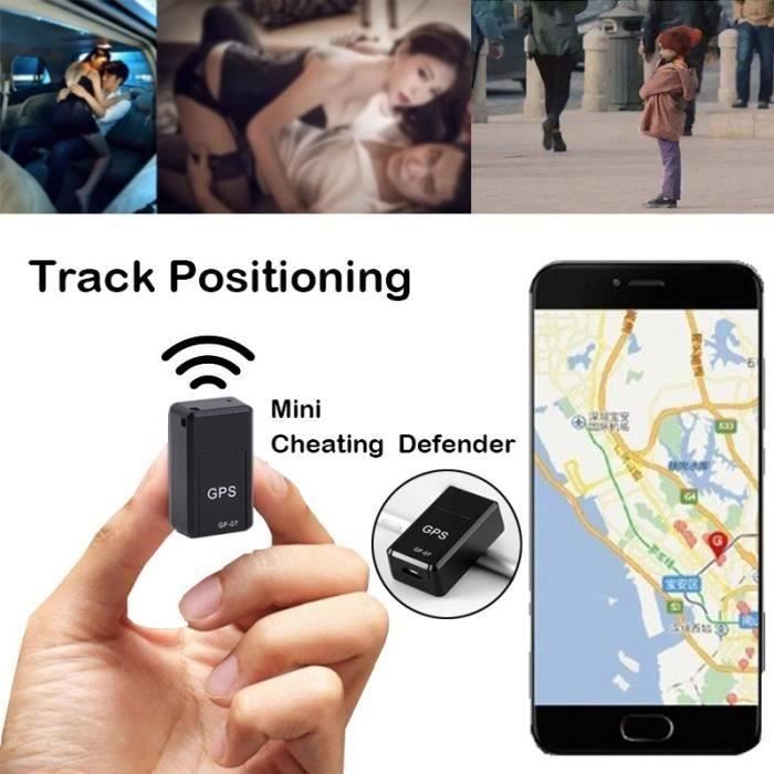 GPS Tracker pour véhicules GF-07 Temps réel Magnétique Petit GPS Dispositif de repérage Spy Gps Système de localisation