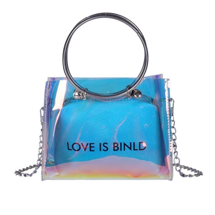 sac transparent luxe