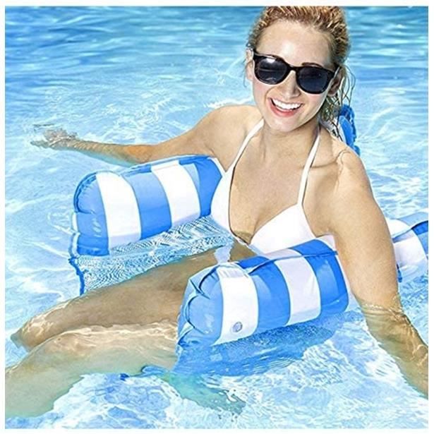 Hamac deau - Chaise Longue Gonflable - PVC Écologique - Confort Ergonomique - 4-en-1 Multi-Usage
