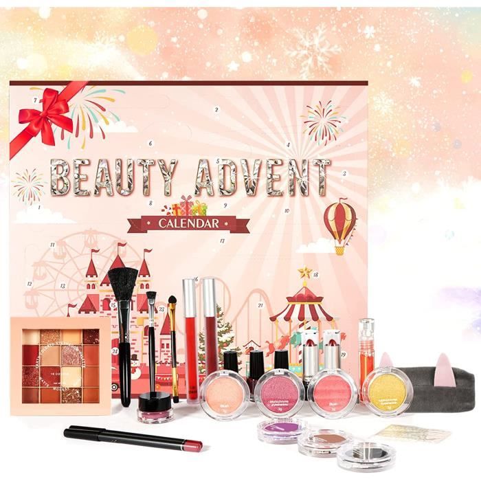 Calendrier 2023 Maquillage Calendrier De Lavent 2021 Pour Les Filles Advent Calendar, 24 Produits De  Maquillage,Calendrier De Lavent Beauté Pour Les Femmes - Cdiscount  Beaux-Arts Et Loisirs Créatifs