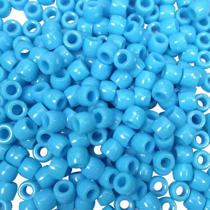 500 Perles Acrylique Bleu Nacré 2 Mm Sans Trou - Ronde, Non Percée, Création Bijoux