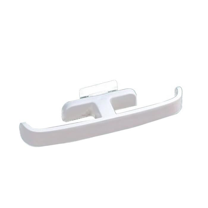 Lot De 2 Supports Muraux Pour Pantoufles - Adhésif Sans Perçage, En PP, Dimensions 8x7 Cm