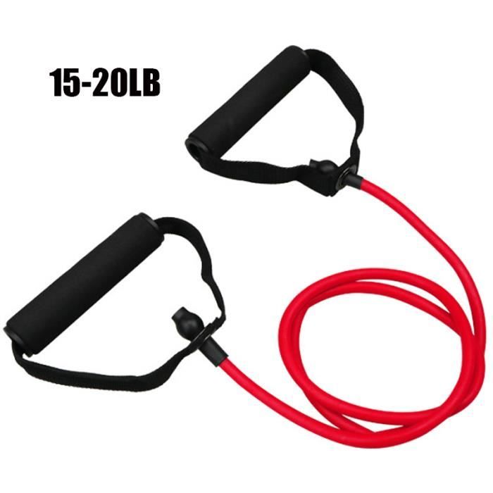 Bandes De Résistance TONZACK – 2 Niveaux (8-15 Lb / 15-35 Lb), Jaune Et Rouge, Pour Fitness Et Yoga