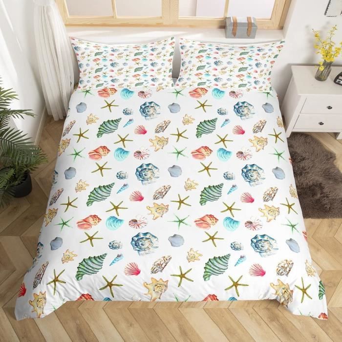 Housse de couette 220x240cm, Housse de Couette Loup Tigre Chat Léopard