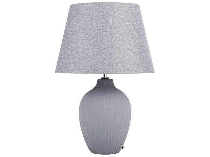 Lampe de chevet grise FERGUS