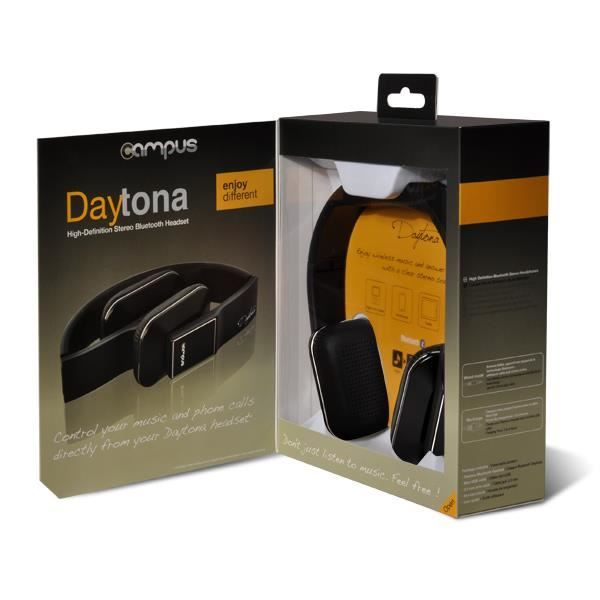 Casque Audio Sans Fil Bluetooth V5.0 Batterie Longue Durée Fm Micro Sd Orange Yonis à Prix