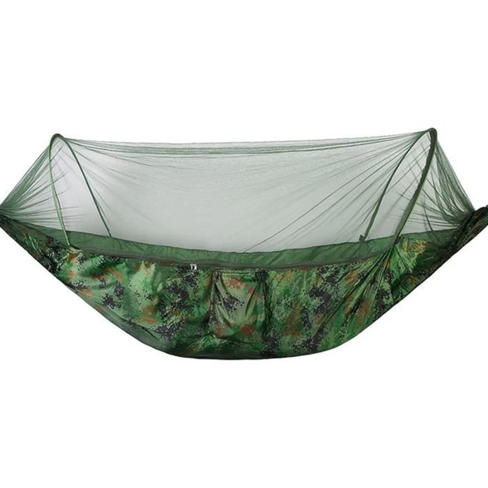 Hamac Tente 2 Places Avec Moustiquaire - Nylon - 260x140 Cm - Pour Camping