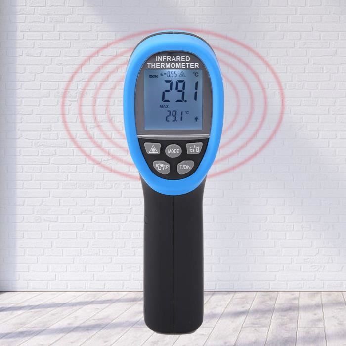 Thermomètre Infrarouge Numérique Sans Contact - Pistolet à Température -50°C à 500°C