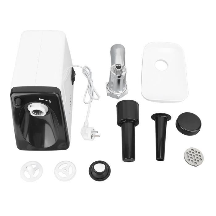 SOKANY Hachoir Électrique Mini Hachoir A Viande Electrique Avec Bol Acier Inox, Robot Mixeur Petit Avec 2 Niveaux De Vitesse Et 4 Lames En Inox (LB7002A, 300W, 2L