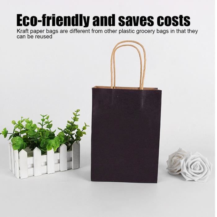 Sac En Papier Kraft Lavable 31x40 Cm – Pot à Plantes, Rangement, Décoration, écologique Et Réutilisable - 10